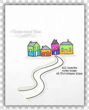 Cas Holiday Card By Understand Blue   House  HD Png Download