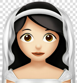 Transparent Bride Veil Png   Bride Emoji Png  Png Download