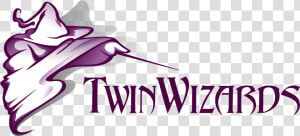 1024 Twin Wizards Logo Large   Abaddon Font  HD Png Download