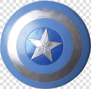 Adult Captain America Stealth Shield   Captain America Blue Shield  HD Png Download