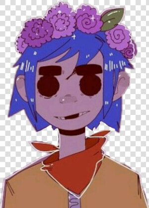  2d  gorillaz  2dgorillaz  cute   2d Gorillaz Cute  HD Png Download