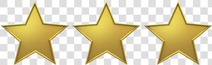 3 Gold Stars   Rate Us 5 Stars  HD Png Download