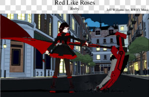 Red Like Roses Sheet Music Composed By Jeff Williams   Ruby Rose Rwby Volume 1  HD Png Download