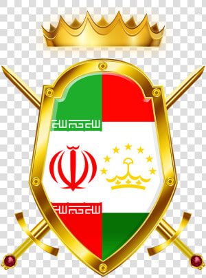 Shield  Sword  Flag  Iran  Tajikistan  Afghanistan   آرم جمهوری اسلامی ایران  HD Png Download