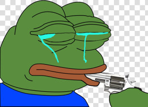 Clip Art Sad Pepe Png   Pepe The Frog Depressed  Transparent Png