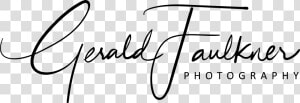 Gerald Faulkner Photography   Calligraphy  HD Png Download