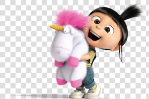 Gru Mi Villano Favorito Png   Agnes Despicable Me And Unicorn  Transparent Png