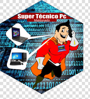 Tecnico Pc Maldonado Reparación De Computadoras Y Notebooks   Logo De Tecnico De Computadora  HD Png Download