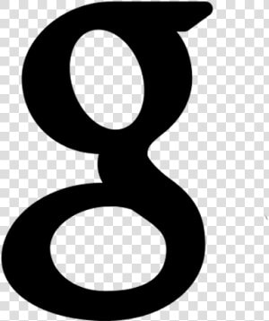 Google Icon  Picture Of The Google G That Is Black   G  Icon Png Gray  Transparent Png