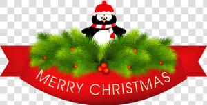 Merry Christmas Decor With Penguin Png Clipart Imageu200b   Merry Christmas Images Png  Transparent Png