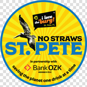 No Straws St Pete  HD Png Download