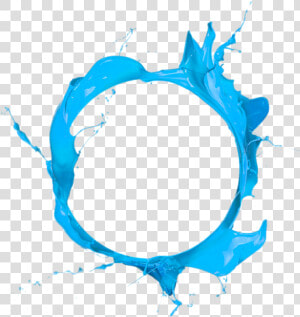 Jpg Royalty Free Circle Paint Blue Clip Art   Circle Paint Splash Png  Transparent Png