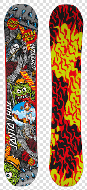 Gremlin Collage Snowboard   Santa Cruz  HD Png Download