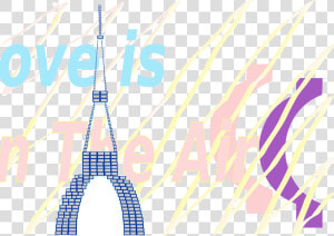 E card Love Is In The Air La Tour Eiffel Tower 30 Aug   Poster  HD Png Download