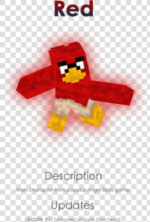 Minecraft Papercraft Angry Birds  HD Png Download