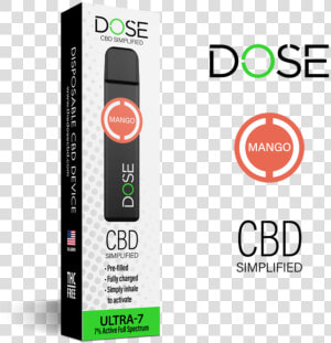 Very High Potency Formula  Great For Improving A Good   Dose Cbd Disposable Pen  HD Png Download