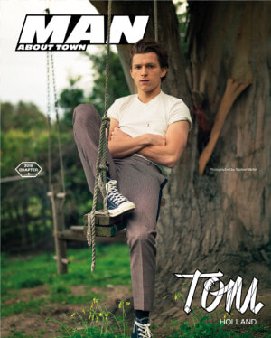 Tom Holland Covers Man About Town   Man About Town Tom Holland  HD Png Download