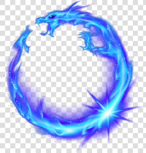 Dragon Circle Flame Fire Combustion Blue Royalty Free   Blue Fire Circle Png  Transparent Png