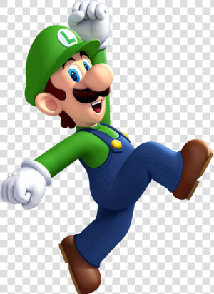 Nsmbwii Luigi   Super Mario Bros Luigi  HD Png Download