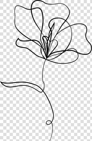 Transparent Flores Dibujo Png   Dibujos De Flores Minimalistas  Png Download