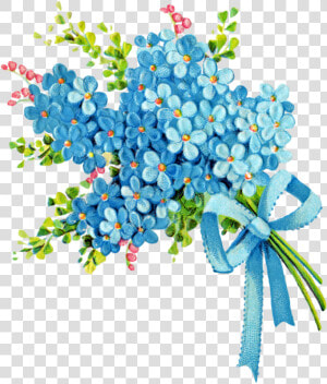 Floral Design Flower Bouquet Clip Art Cut Flowers   Blue Bouquet Png  Transparent Png