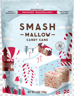 Candy Cane Smash Mallow  HD Png Download