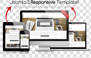 Free Template Joomla 3 8 Responsive  HD Png Download