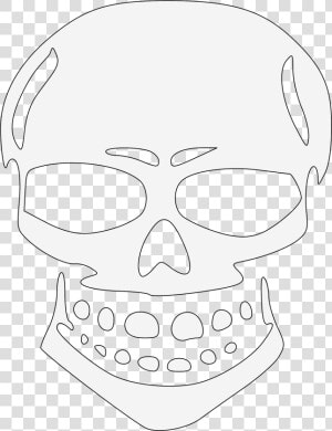 Transparent Evil Skull Png   هيكل عظمي وجه  Png Download