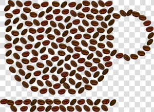 Cup  Coffee  Beans  Beverage  Drink  Hot  Refreshment   Clip Art Coffee Beans  HD Png Download