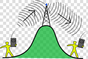 Repeaters   Ham Radio Repeater Diagram  HD Png Download