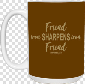 Iron Sharpens Iron Christian Cup 15 Oz   Saren  HD Png Download