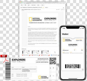 Design Your Own Pdf And Apple Wallet Tickets   Pdf Ticket Design  HD Png Download