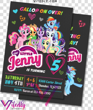 My Little Pony Invitation   My Little Pony  HD Png Download