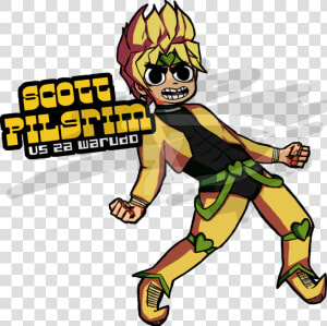 Transparent Za Warudo Png   Scott Pilgrim Vs The World Jojo  Png Download