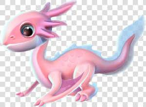 Transparent Axolotl Png   Dragon Mania Legends Axolotl Dragon  Png Download