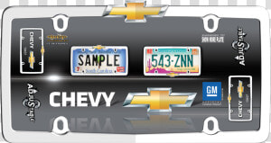 Chevrolet Chrome License Plate Frame  HD Png Download