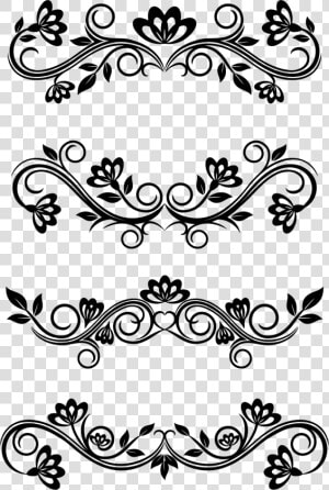 Header Vector Filigree   Vintage Frames  HD Png Download