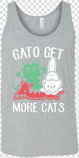 Gato Get More Cats Unisex Tank Top T Shirt   Active Tank  HD Png Download