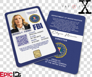 The X files Inspired Dana Scully Fbi Special Agent   Fox Mulder Fbi Badge  HD Png Download