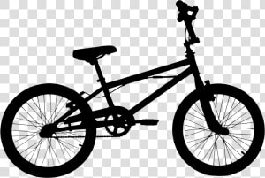 High Fidelity Bicycle Silhouette   Bmx Bikes  HD Png Download