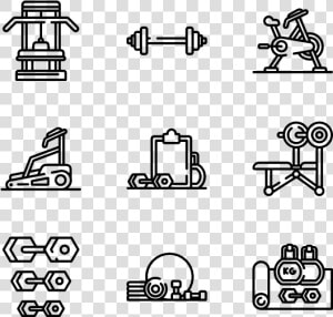 Gym Equipment   Gym Bar Icon  HD Png Download