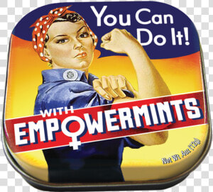 Rosie The Riveter Empower Mints   Rosie The Riveter  HD Png Download