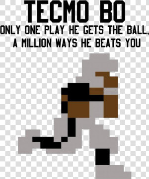 Happy Spooktober From Jbw   Tecmo Bo Jackson  HD Png Download