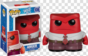 Anger Pop Vinyl Figure   Funko Pop Inside Out  HD Png Download