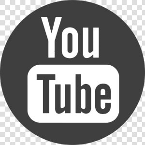 Youtube Circle Icon Png   Transparent Youtube Black Icon  Png Download