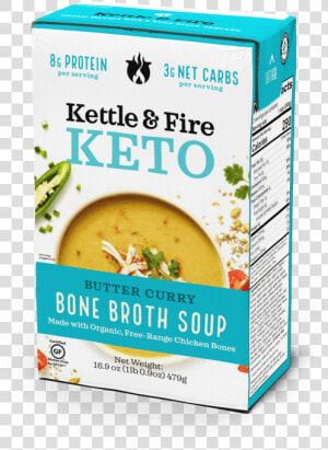 Butter Curry Keto Soup Keto Soups Kettle  amp  Fire   Kettle  amp  Fire Kefir Keto Soup Broccoli Cheddar  HD Png Download