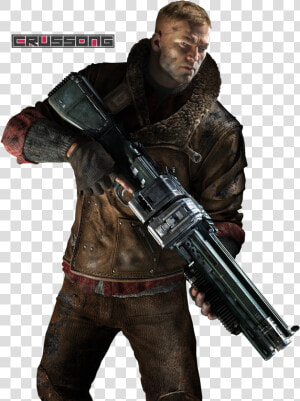 Transparent First Person Gun Png   Wolfenstein 2 The New Colossus Png  Png Download