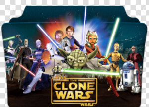 Folder Icons Star Wars   Star Wars The Clone Wars Folder Icon  HD Png Download