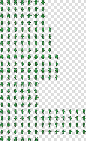 Character Sprite Sheet Template   Pixel Art Free Sprite Sheet  HD Png Download