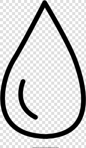 Dibujo De Gota De Agua Para Colorear   Dibujo Gotas De Agua  HD Png Download